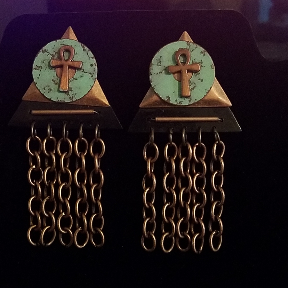 Anhk earrings